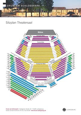 Sitzplan Theatersaal