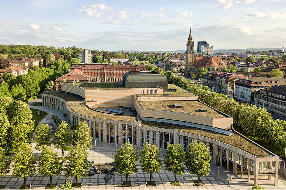 Luftaufnahme Forum am Schlosspark - Frontansicht